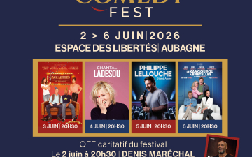 Save the date : Comedy Fest d'Aubagne 2026